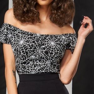 Pin Up Girl Clothing Spider Top
